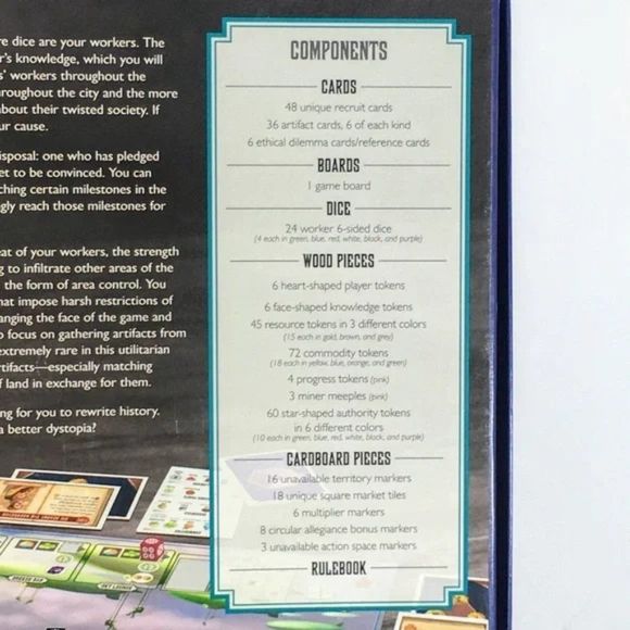 Euphoria Build A Better Dystopia Board Game - 2013 Stonemaier Games - Picture 6 of 13